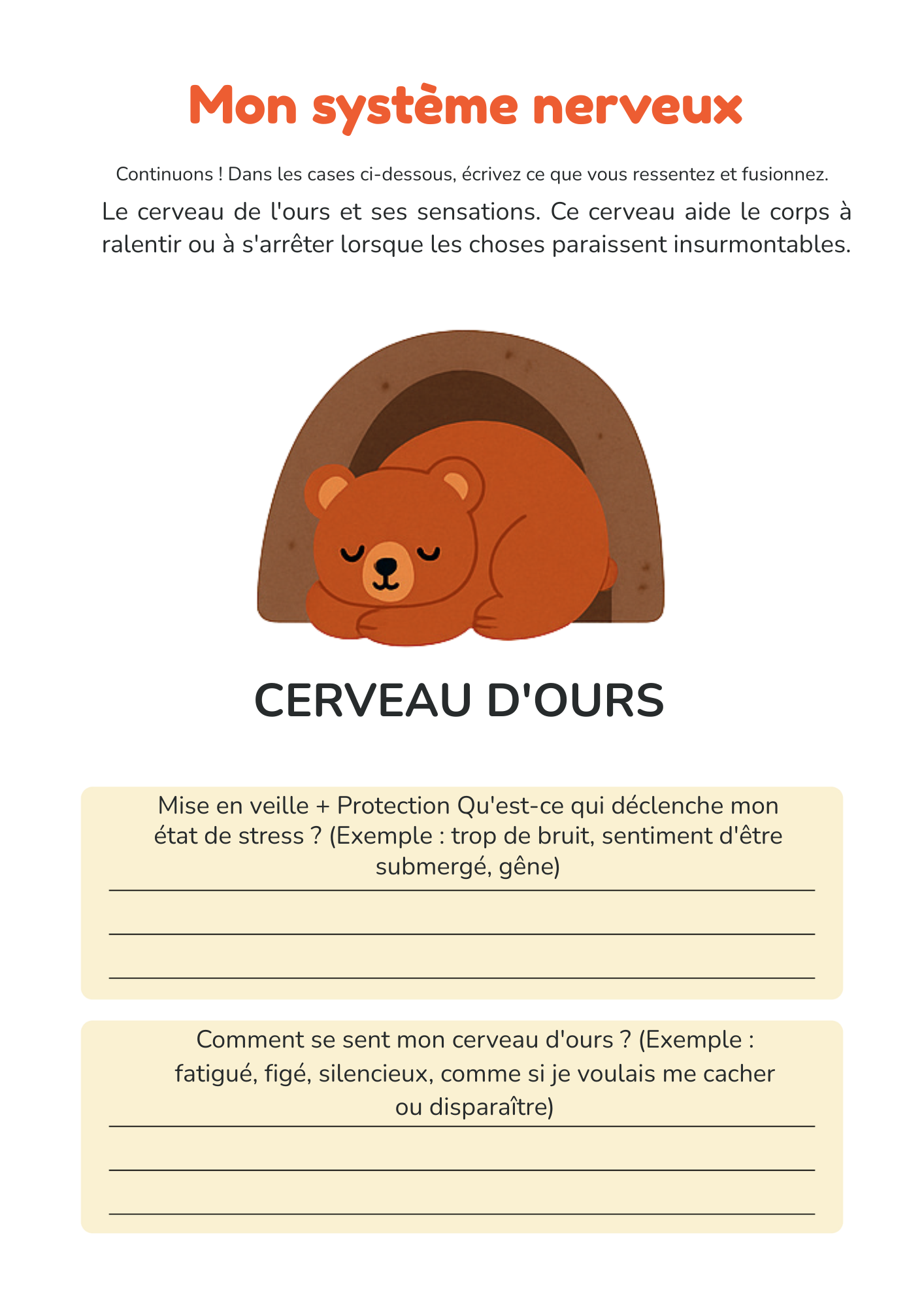 Mon premier cahier d'émotions : un voyage à la découverte du calme et du courage.