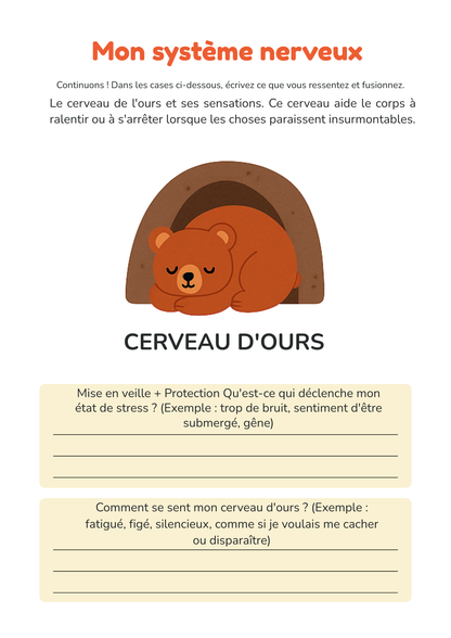 Mon premier cahier d'émotions : un voyage à la découverte du calme et du courage.