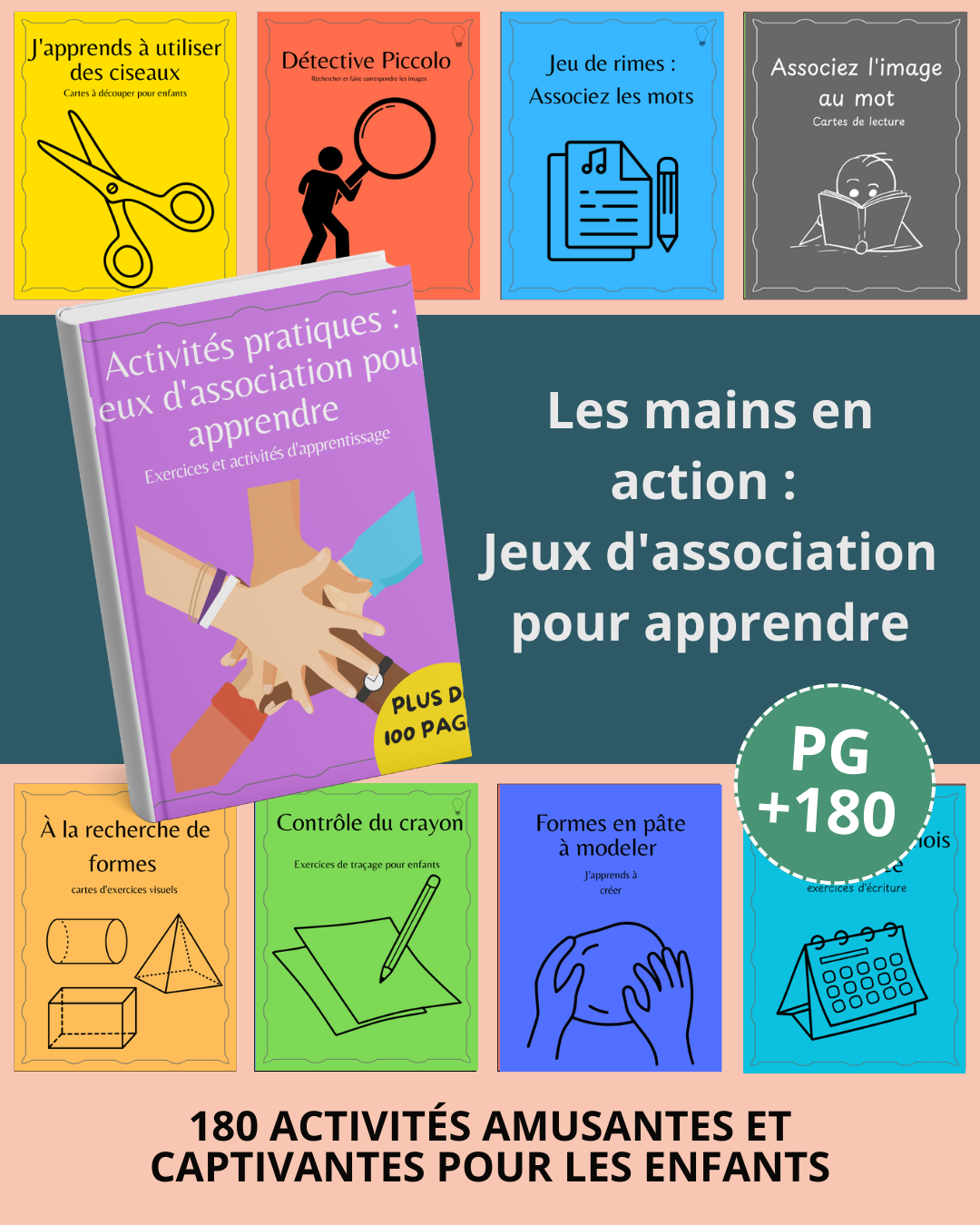 Les mains en action : jeux d'association pour l'apprentissage