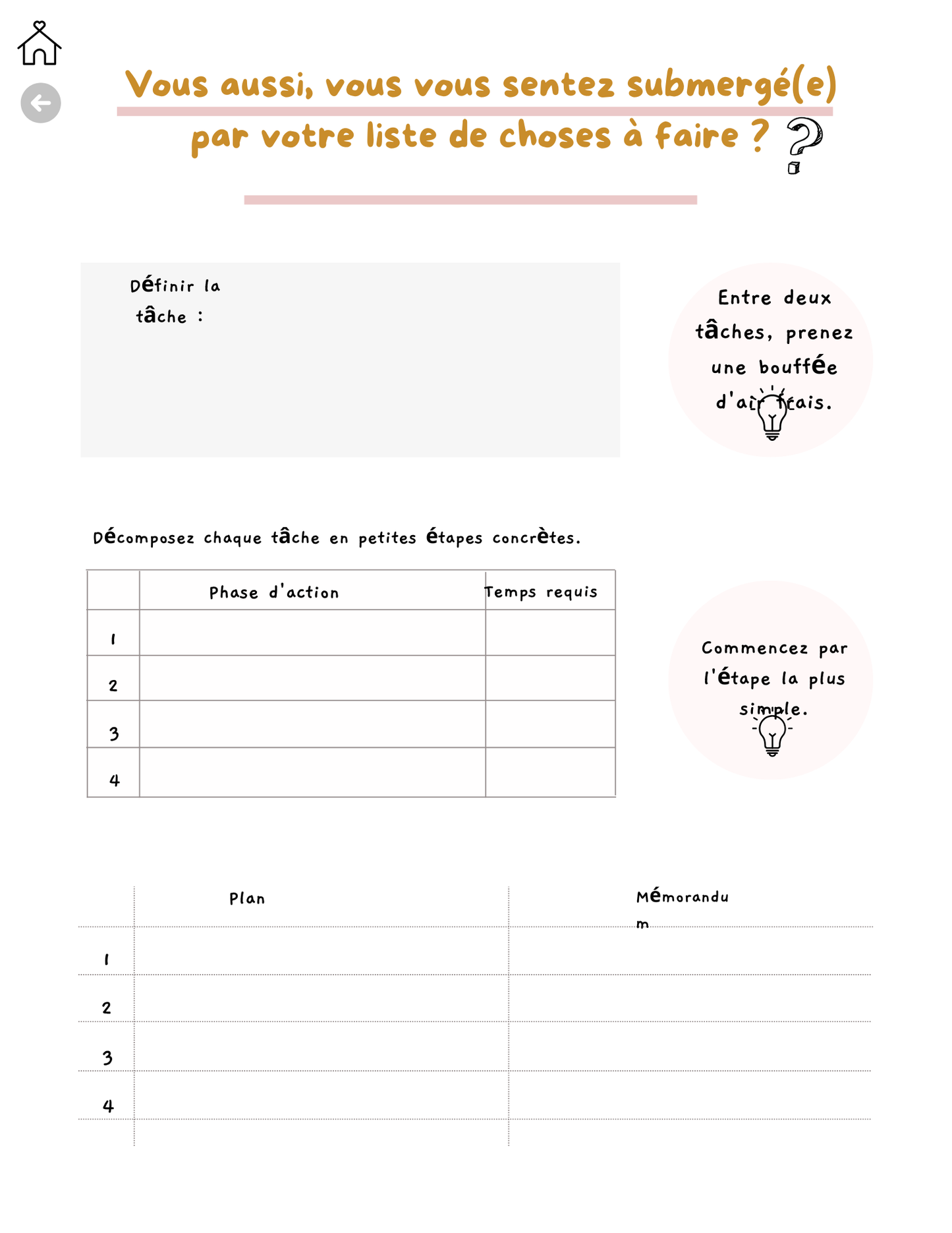 🎯Le cahier de Mente Serena : guide pratique pour l'équilibre émotionnel et l'organisation