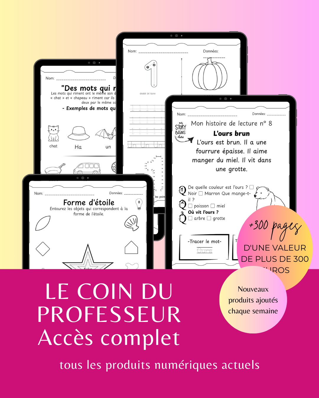 Accès complet : votre bibliothèque pédagogique infinie