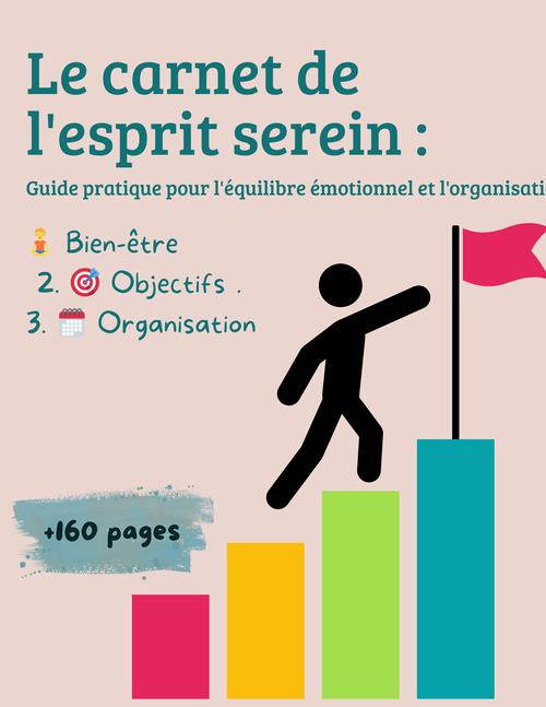 🎯Le cahier de Mente Serena : guide pratique pour l'équilibre émotionnel et l'organisation