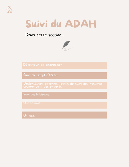 🎯Le cahier de Mente Serena : guide pratique pour l'équilibre émotionnel et l'organisation