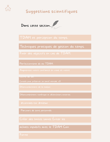 🎯Le cahier de Mente Serena : guide pratique pour l'équilibre émotionnel et l'organisation