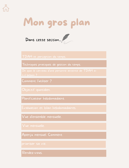 🎯Le cahier de Mente Serena : guide pratique pour l'équilibre émotionnel et l'organisation