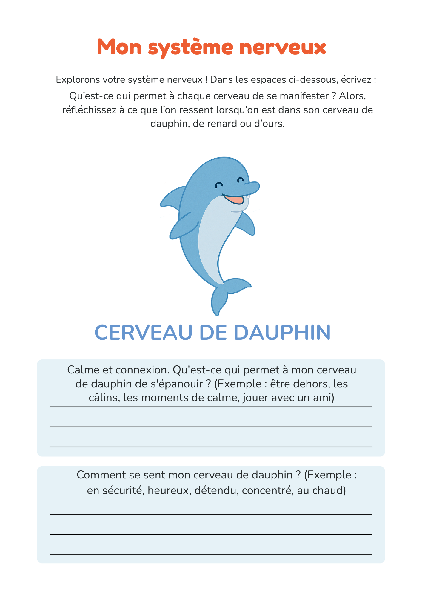 Mon premier cahier d'émotions : un voyage à la découverte du calme et du courage.