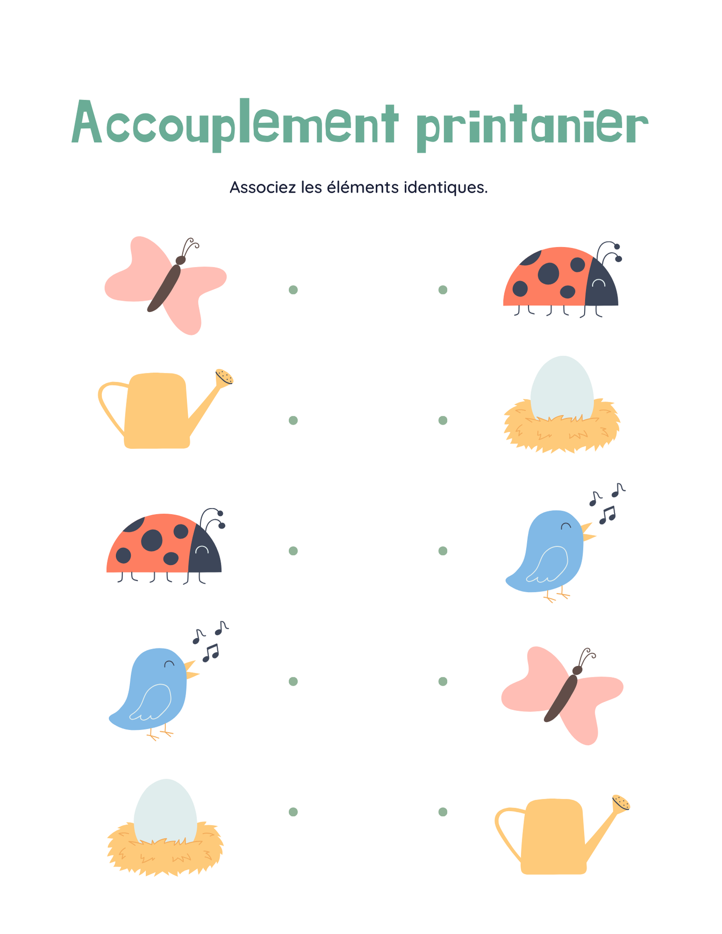 Cahier d'Activités de Printemps : L'Apprentissage Éclot avec la Nature