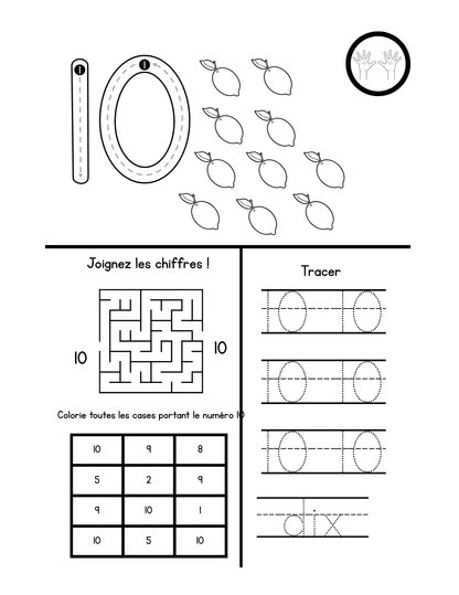 Cahier de chiffres pour la maternelle : une aventure éducative pour apprendre à compter