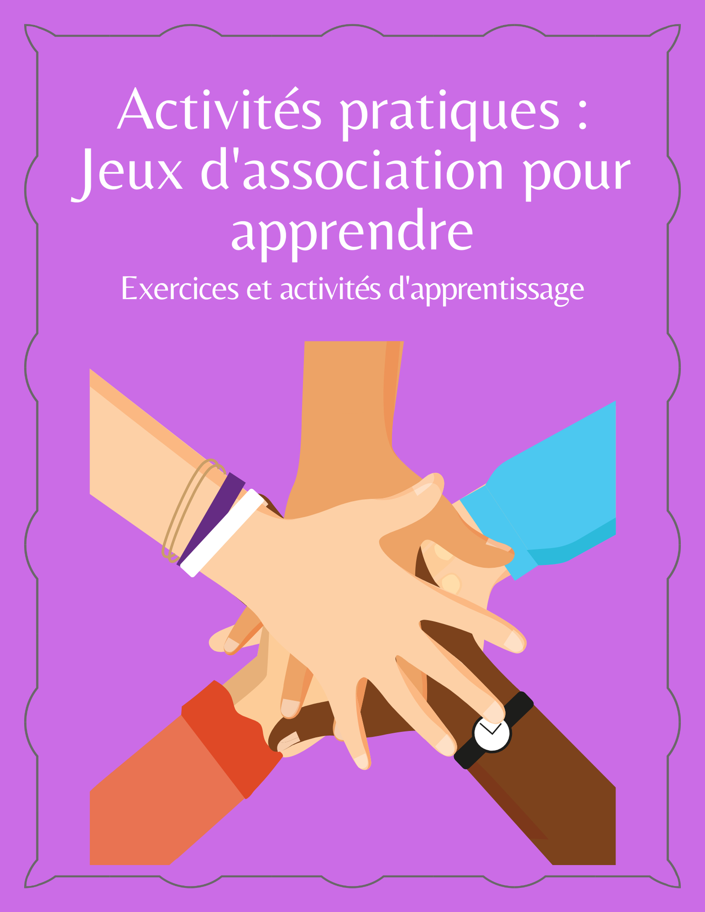 Les mains en action: jeux d'association pour l'apprentissage