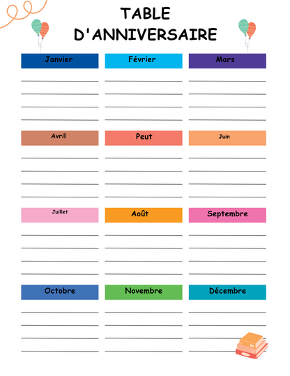 Agenda scolaire pour enfants : Un programme pour une année scolaire sans stress