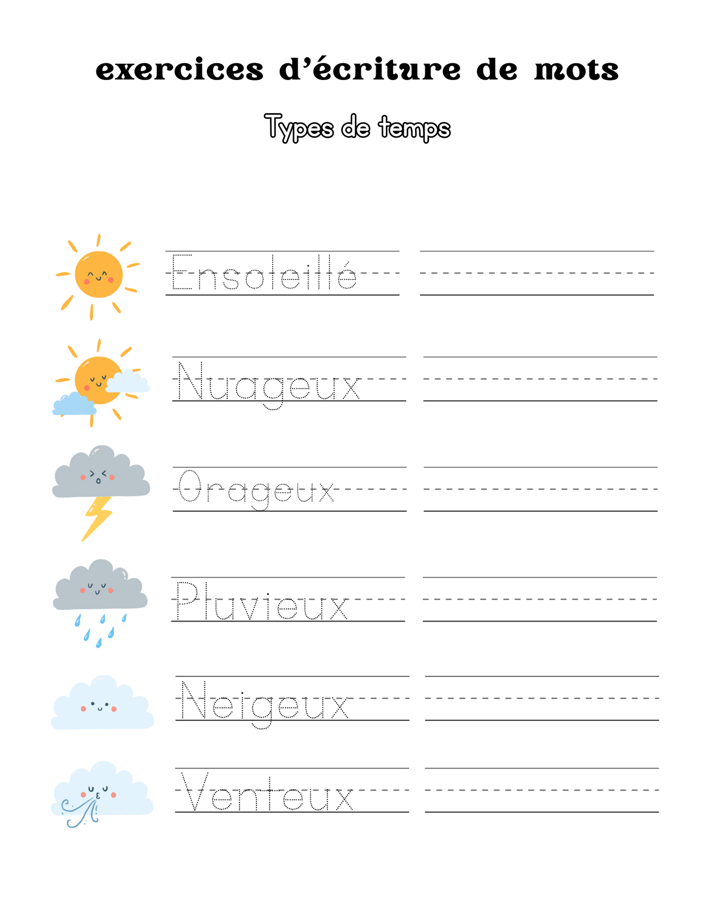 Cahier d'écriture cursive pour enfants : l'art d'écrire avec style