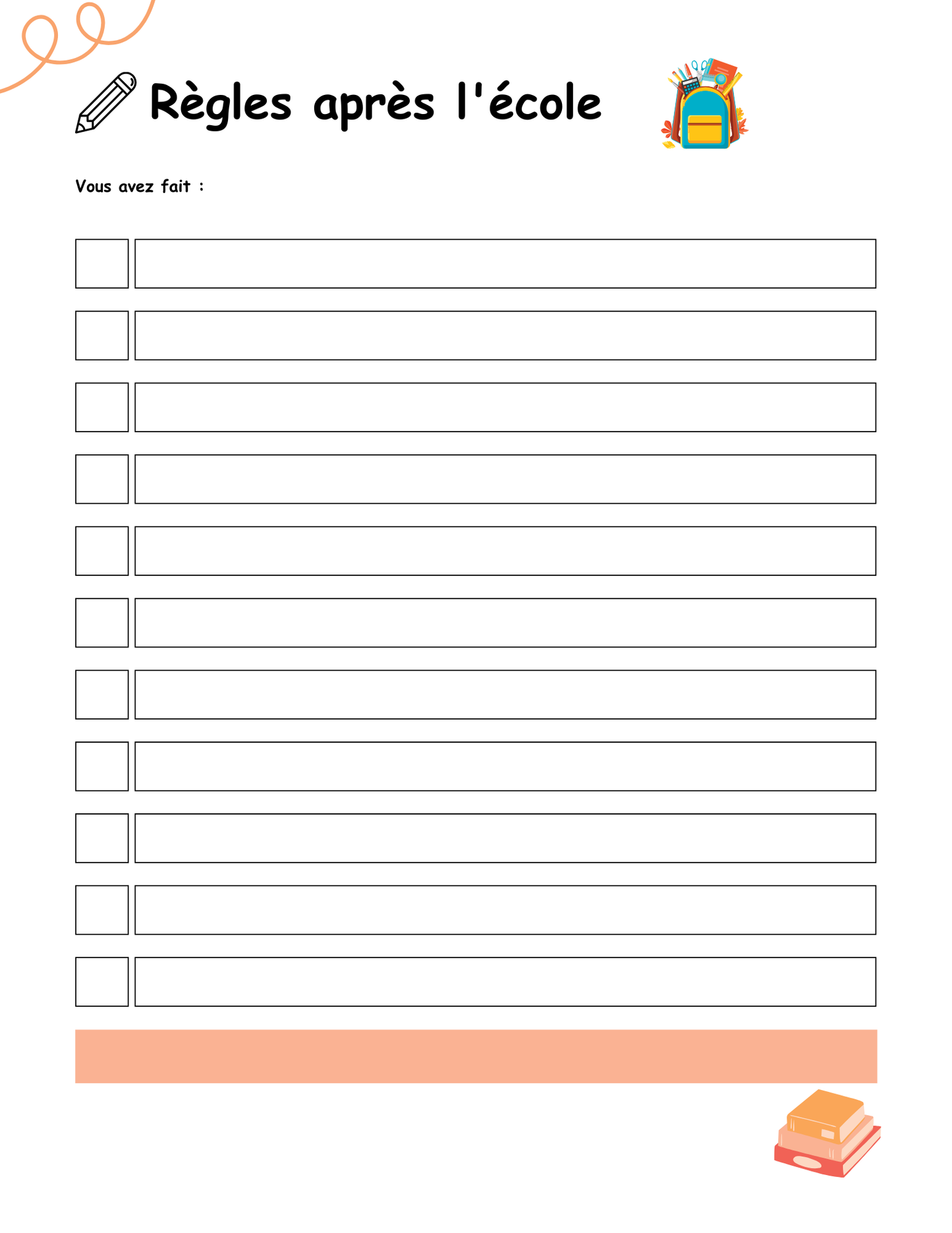 Agenda scolaire pour enfants : Un programme pour une année scolaire sans stress