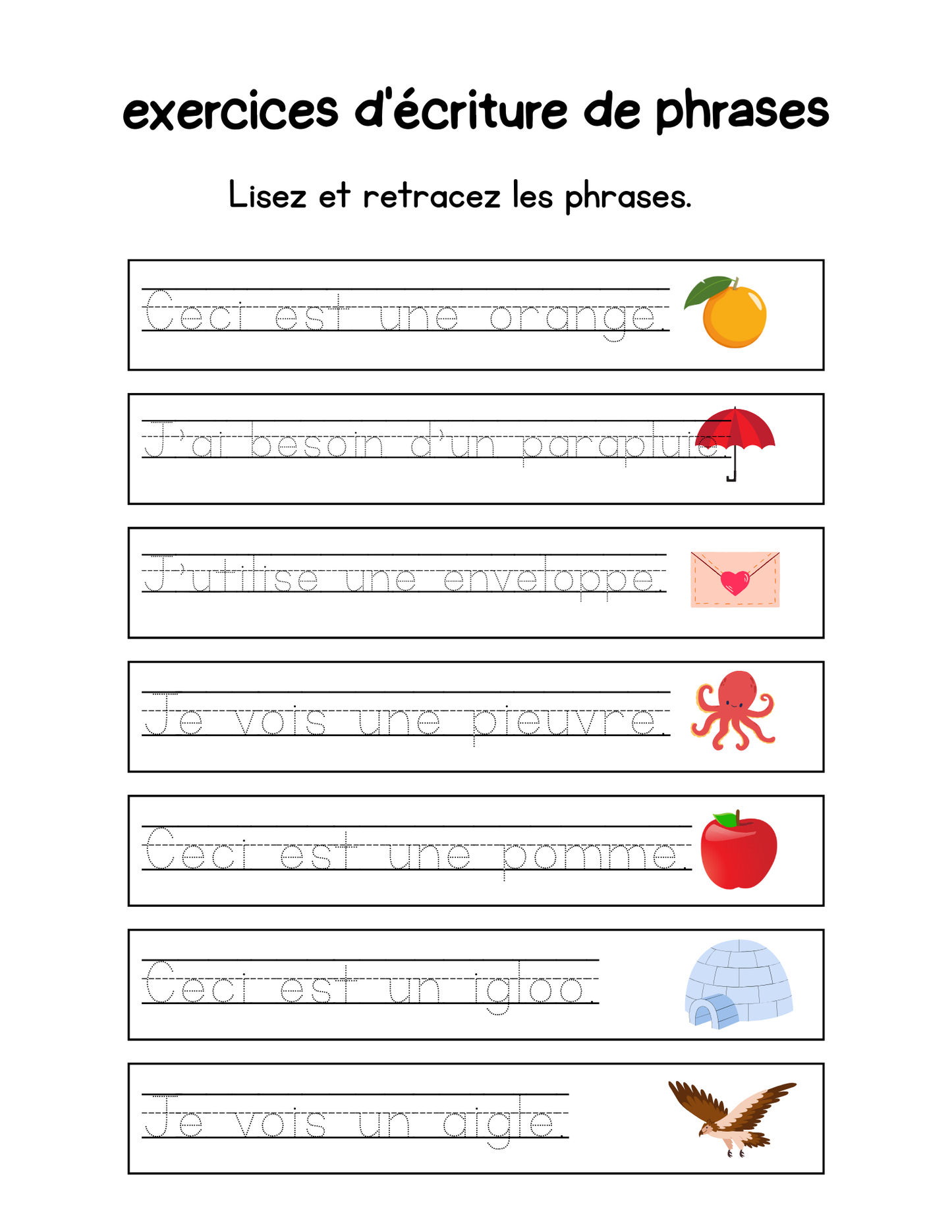 Cahier d'écriture cursive pour enfants : l'art d'écrire avec style