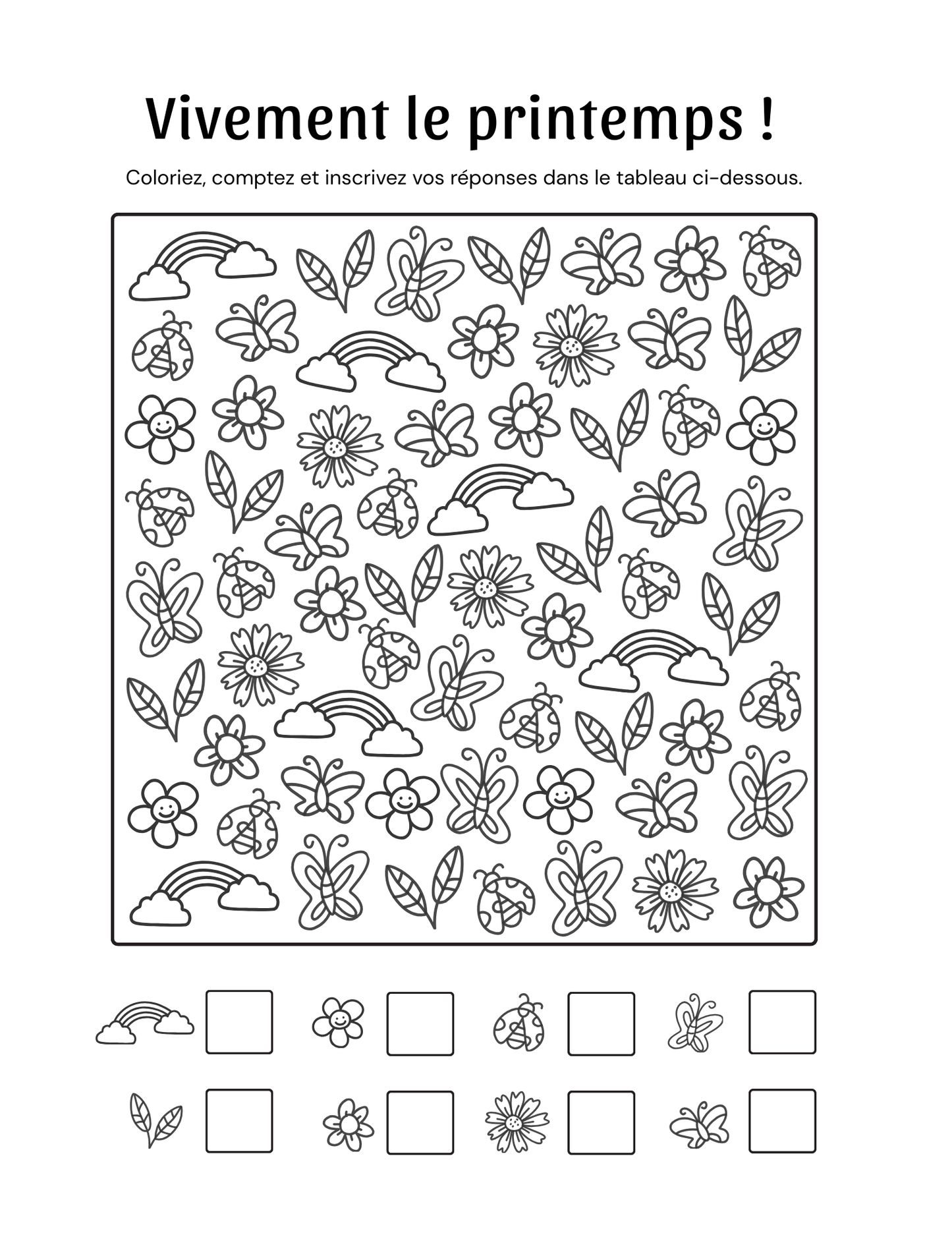 Cahier d'Activités de Printemps : L'Apprentissage Éclot avec la Nature