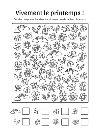 Cahier d'Activités de Printemps : L'Apprentissage Éclot avec la Nature