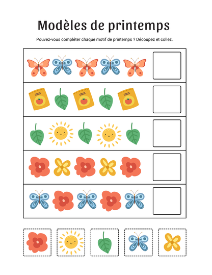 Cahier d'Activités de Printemps : L'Apprentissage Éclot avec la Nature